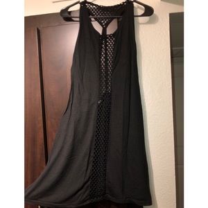 Black Bikini Coverup Dress